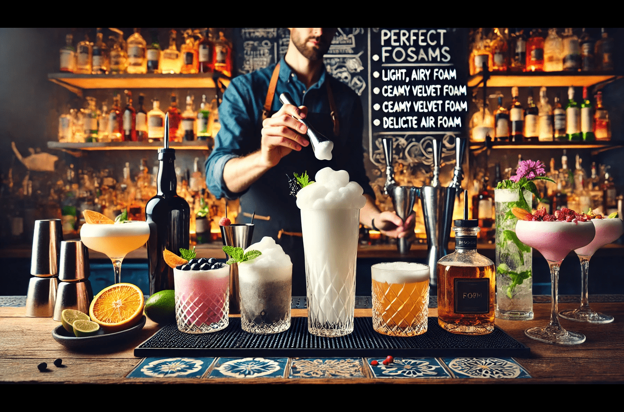Come realizzare una schiuma perfetta per i tuoi cocktail