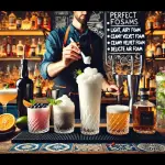 Come realizzare una schiuma perfetta per i tuoi cocktail